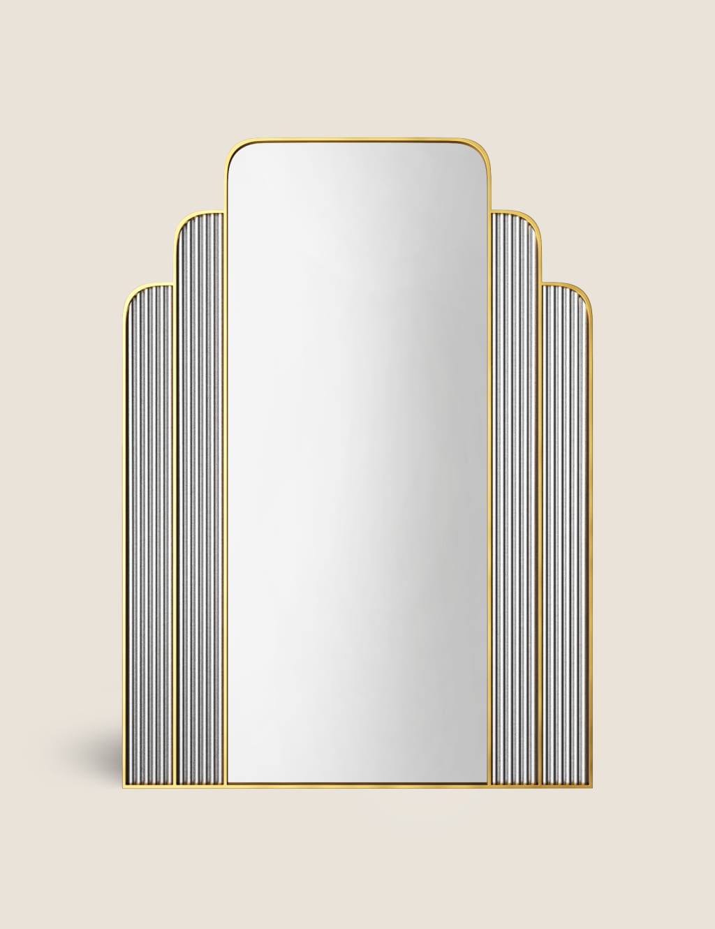 Monroe Large Rectangular Wall Mirror 2 of 7