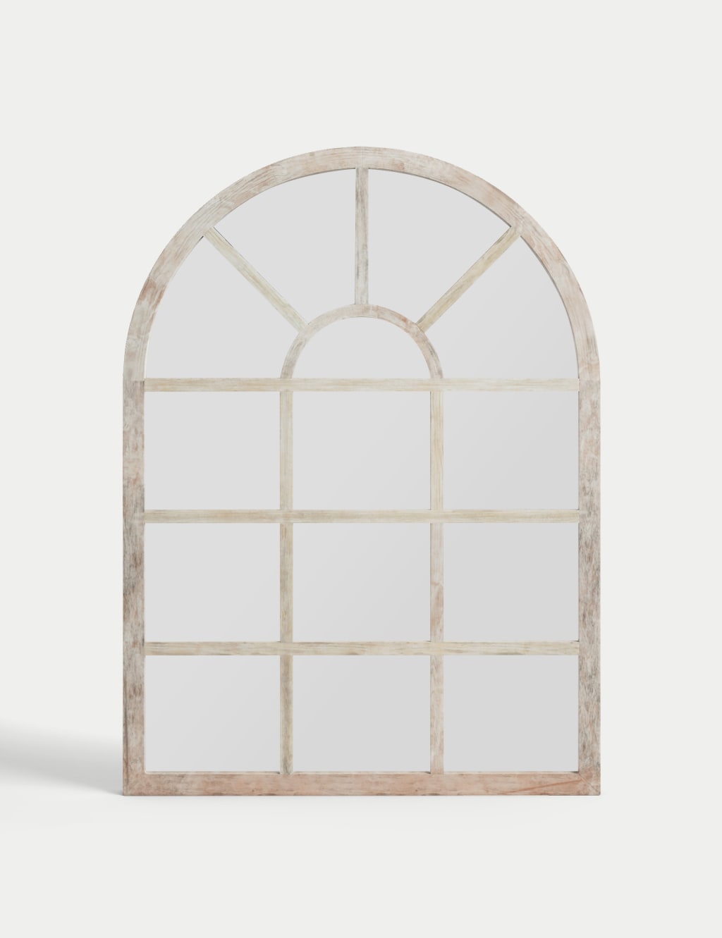 Manhattan Wooden Arch Wall Mirror 2 of 3