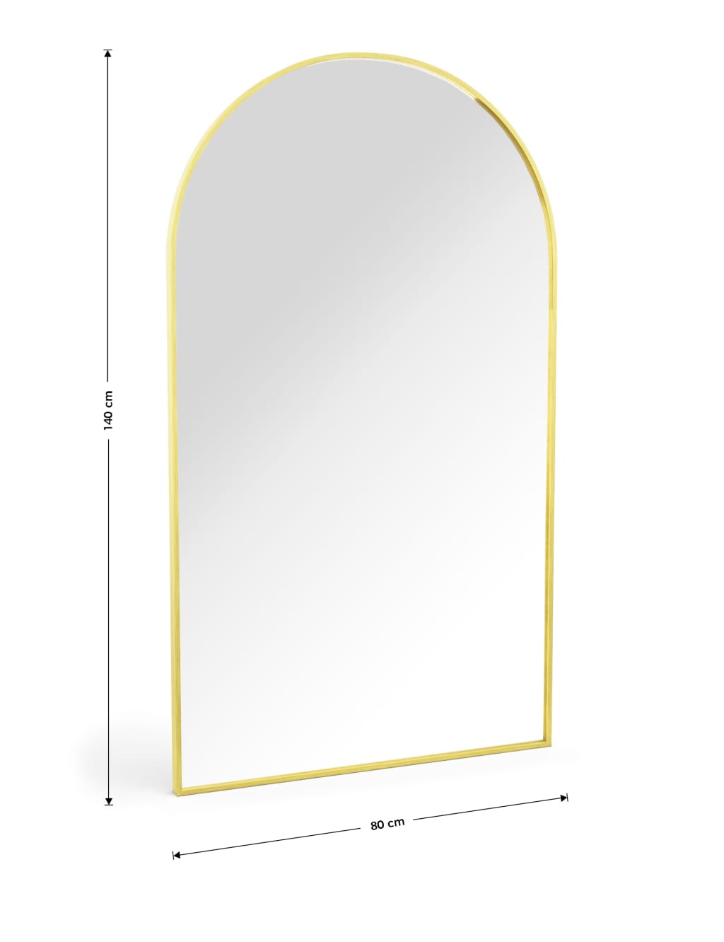 Metal Arch Free Standing Mirror 5 of 5