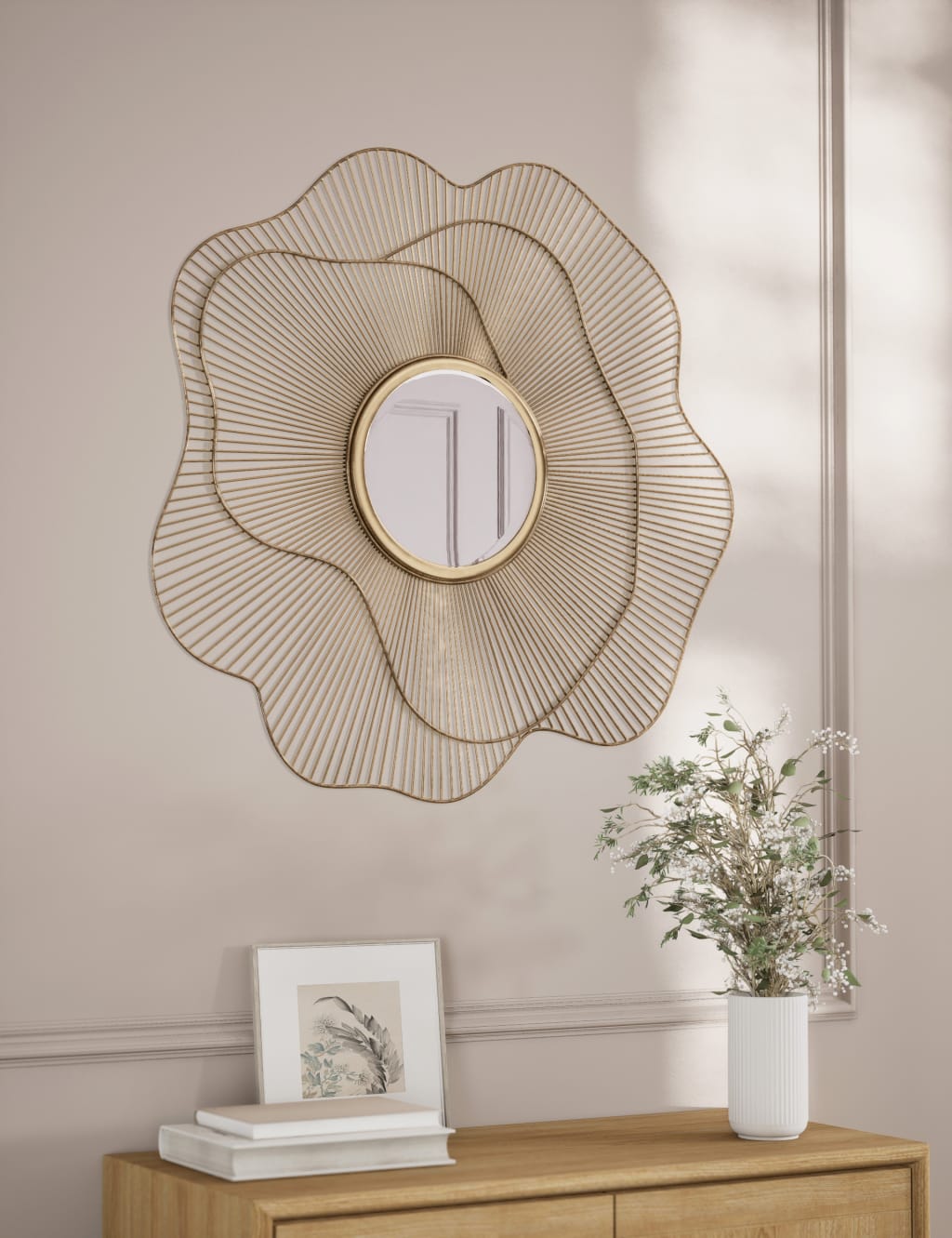 Clarice Round Wall Mirror 1 of 4