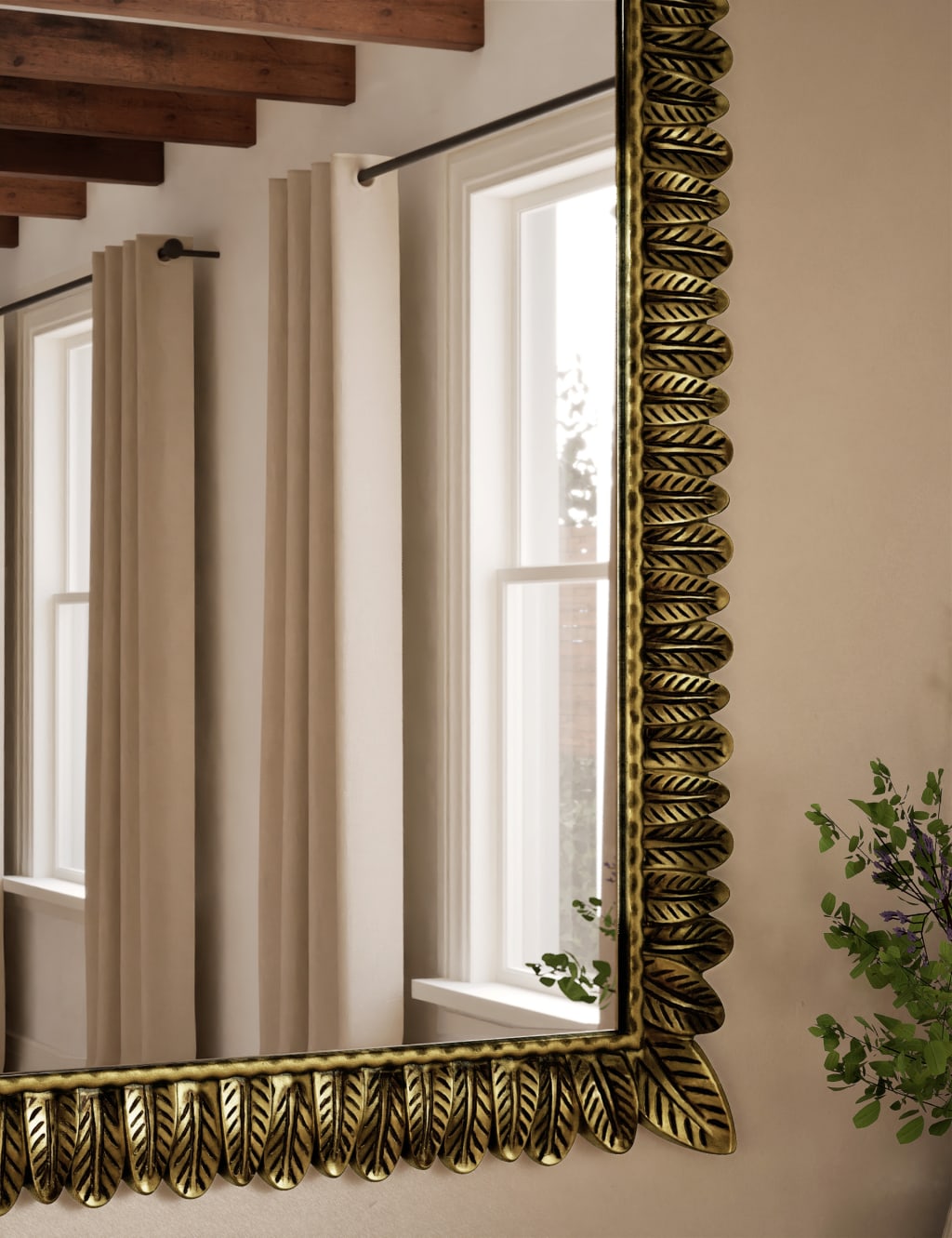 Vintage Wall Mirror 3 of 5