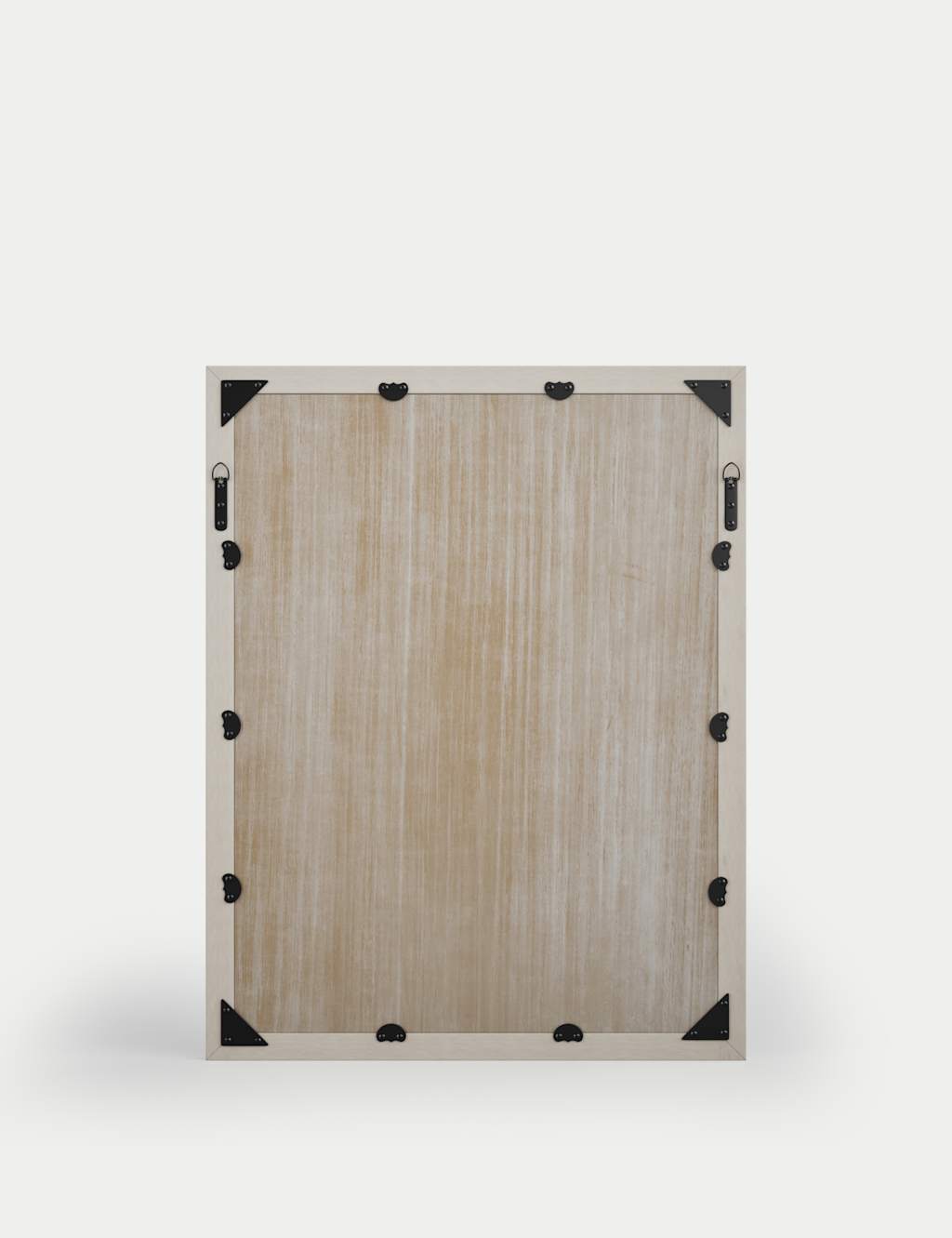 Carved Wooden Large Rectangular Wall Mirror 4 of 4