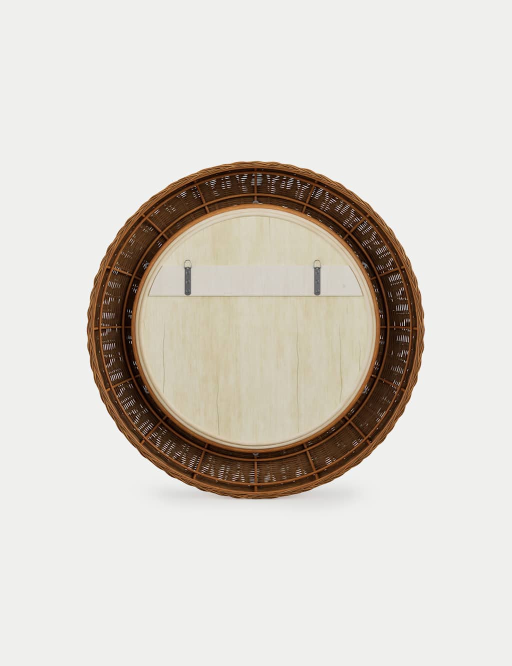 Rattan Large Round Wall Mirror 4 of 4