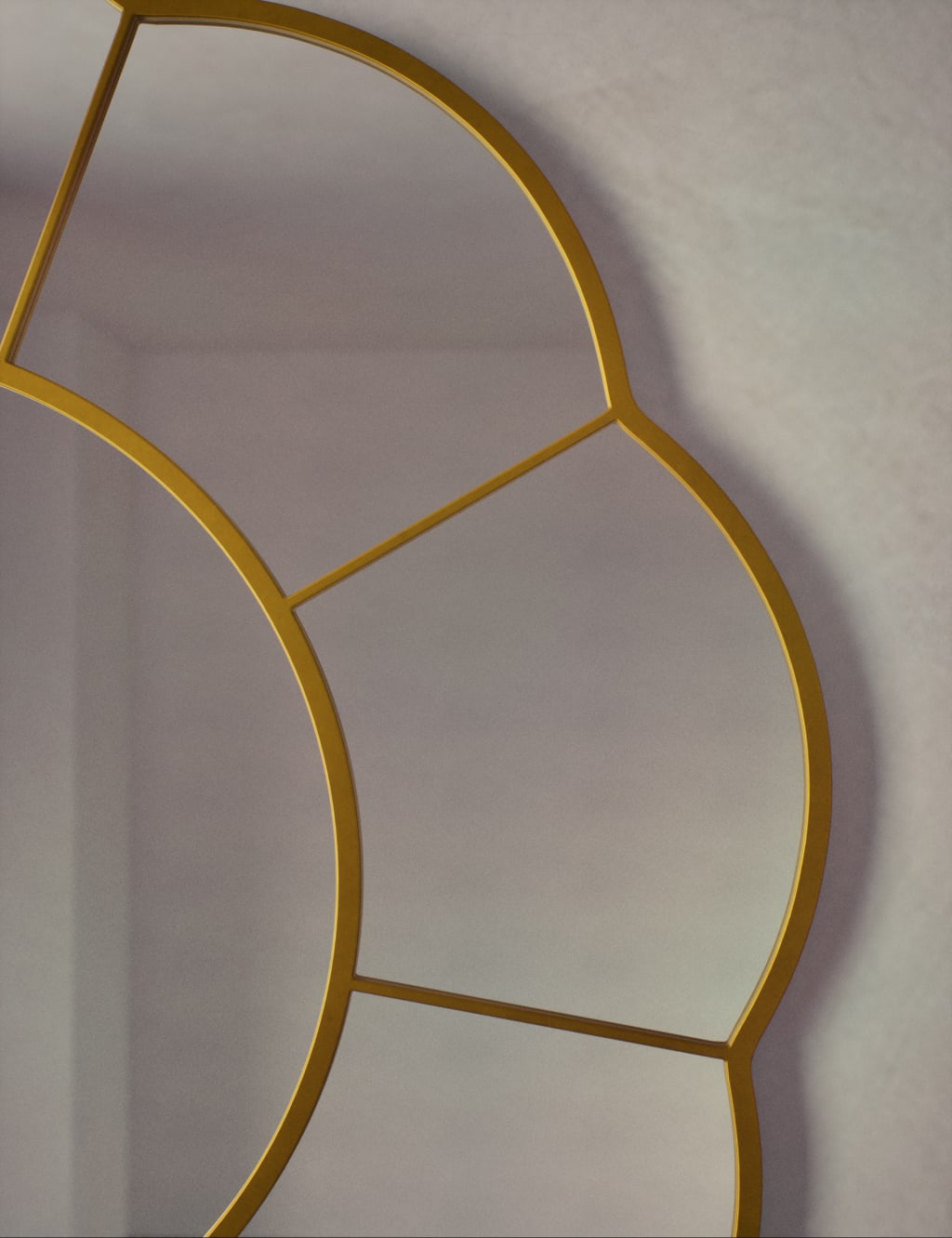 Petal Hanging Wall Mirror 3 of 4