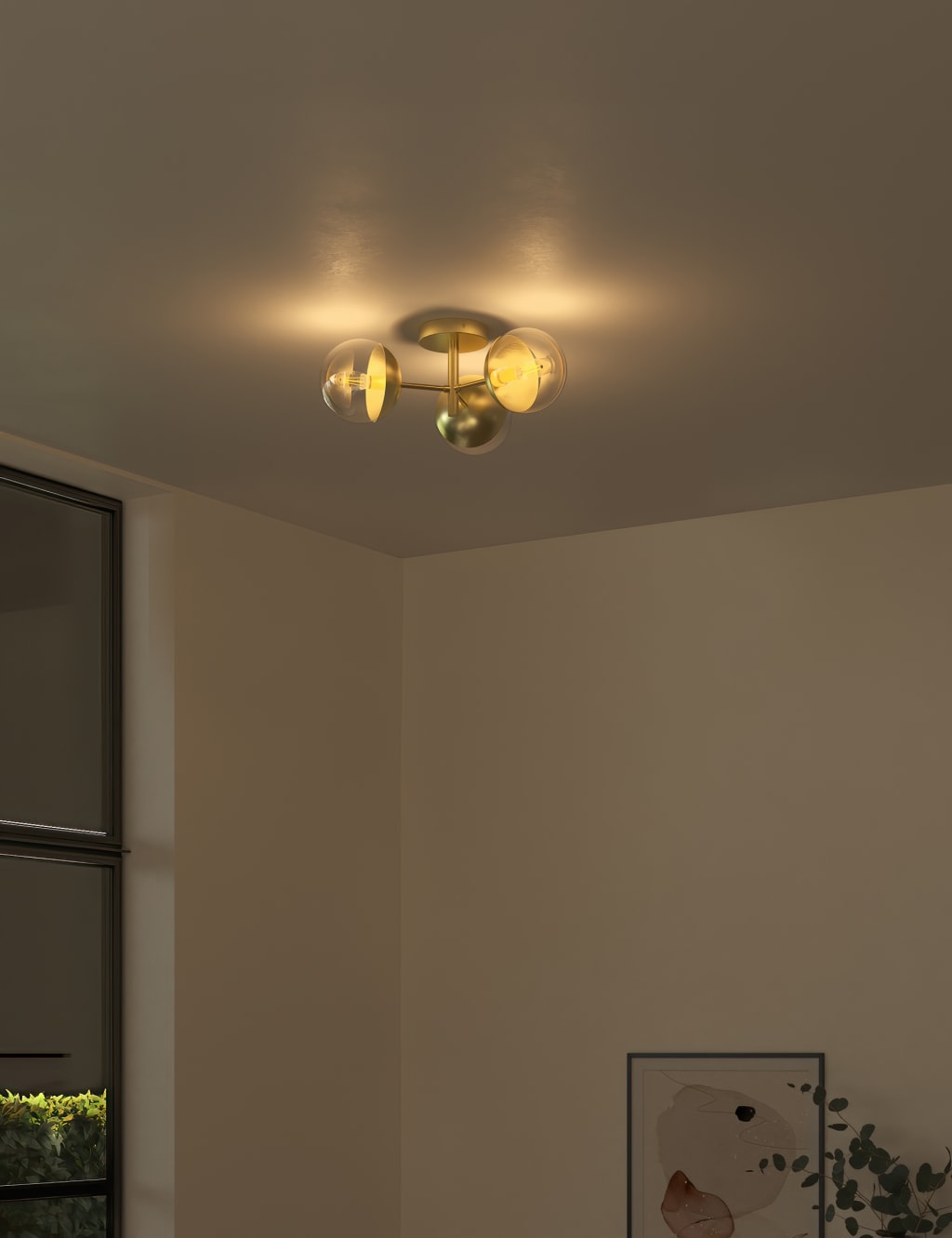 Aurora Flush Ceiling Light 2 of 5