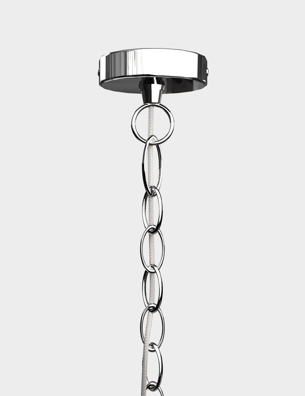 Madelyn Textured Glass Chandelier 5 of 8