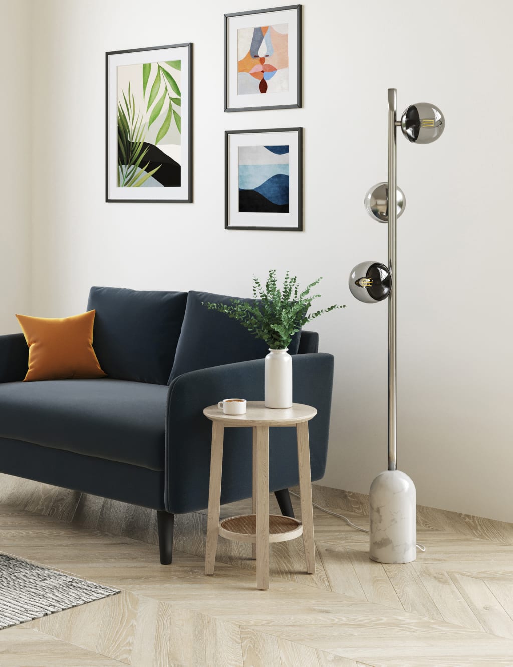 Finley Multi Globe Floor Lamp 3 of 5