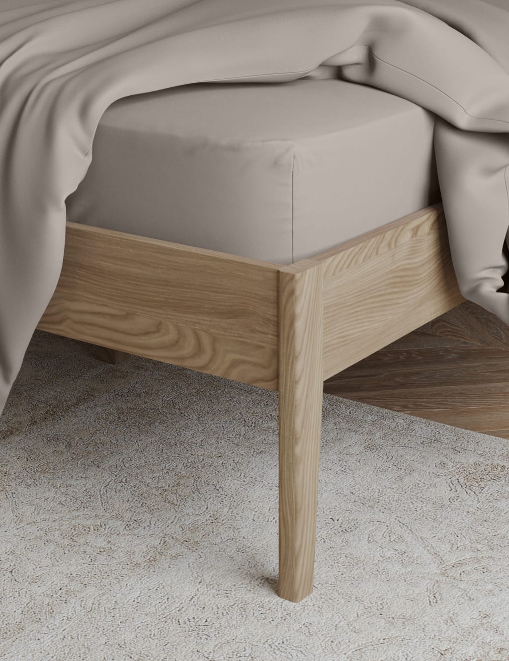 Egyptian Cotton 230 Thread Count Deep Fitted Sheet 2 of 3