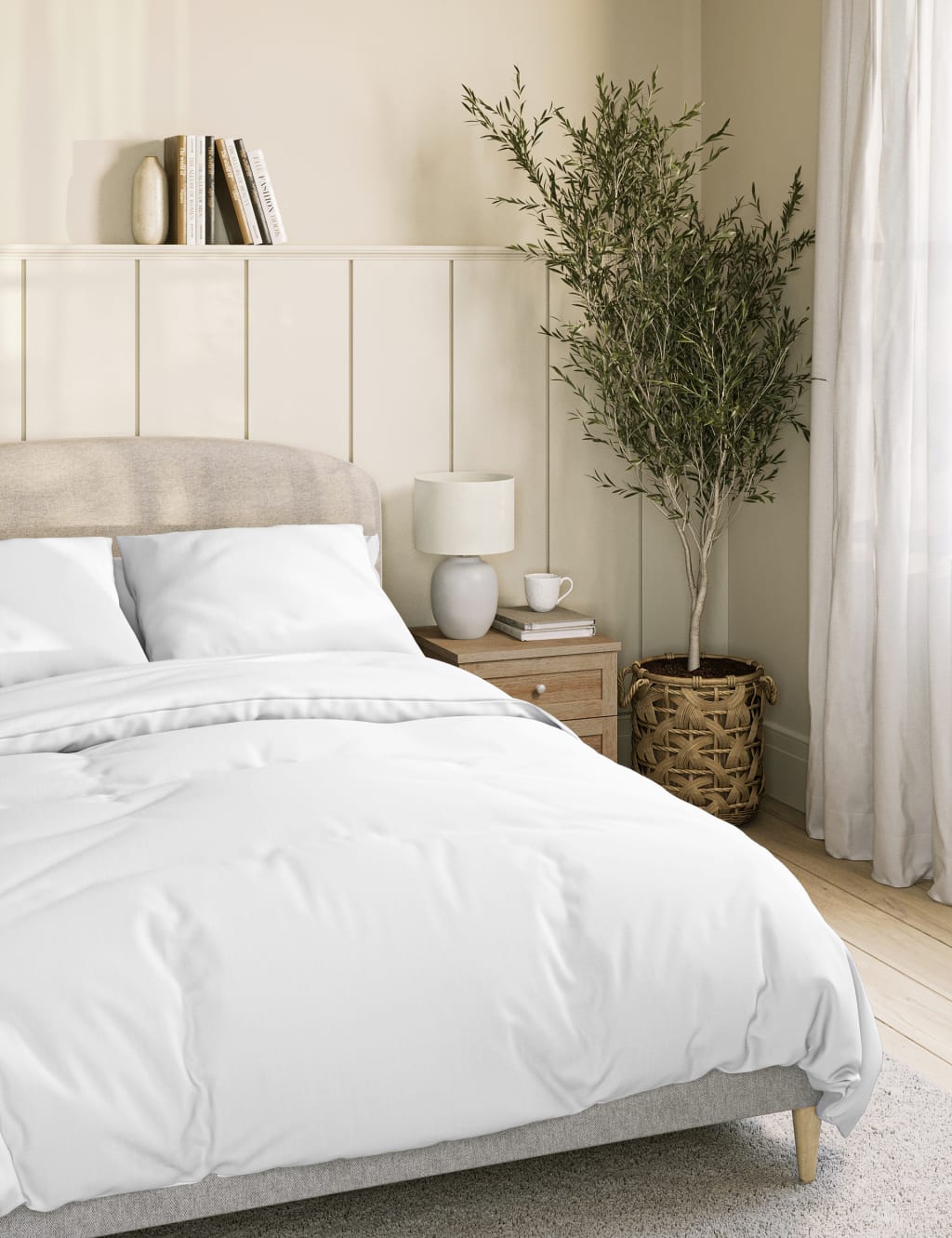 Pure Cotton 180 Thread Count Duvet Cover 2 of 3
