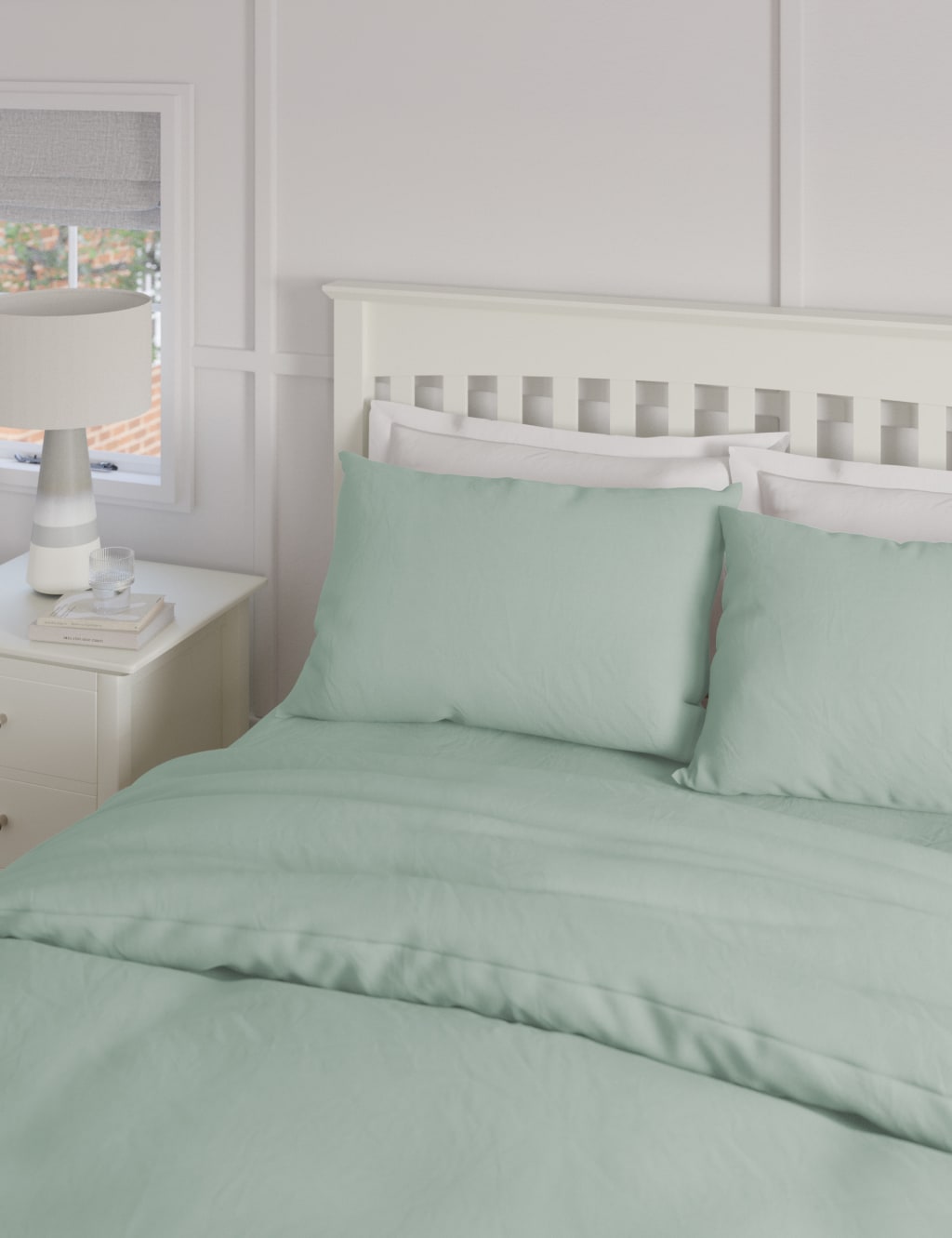 2 pk Pure Cotton 180 Thread Count Pillowcases 3 of 5