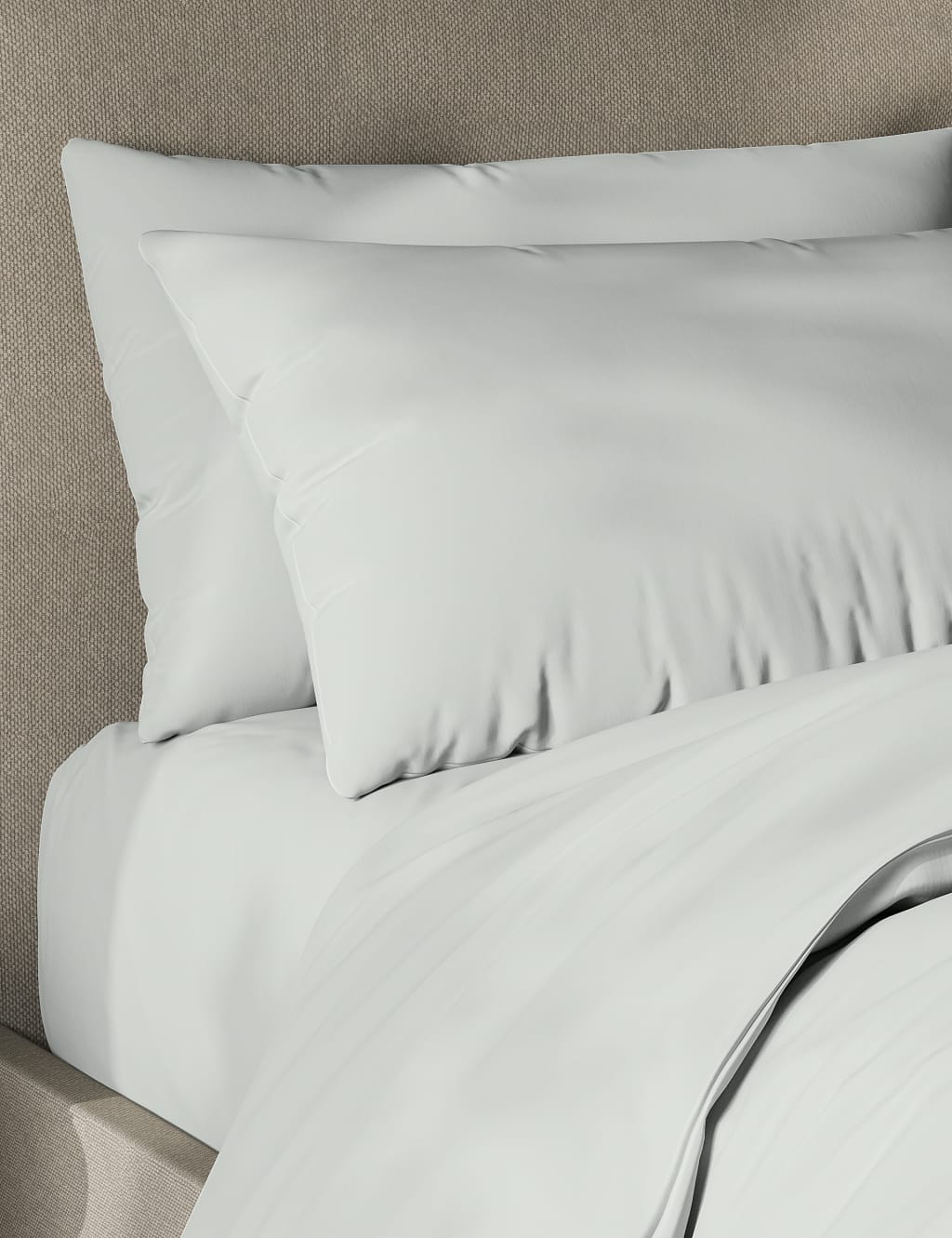 2 pk Pure Cotton 180 Thread Count Pillowcases 2 of 3