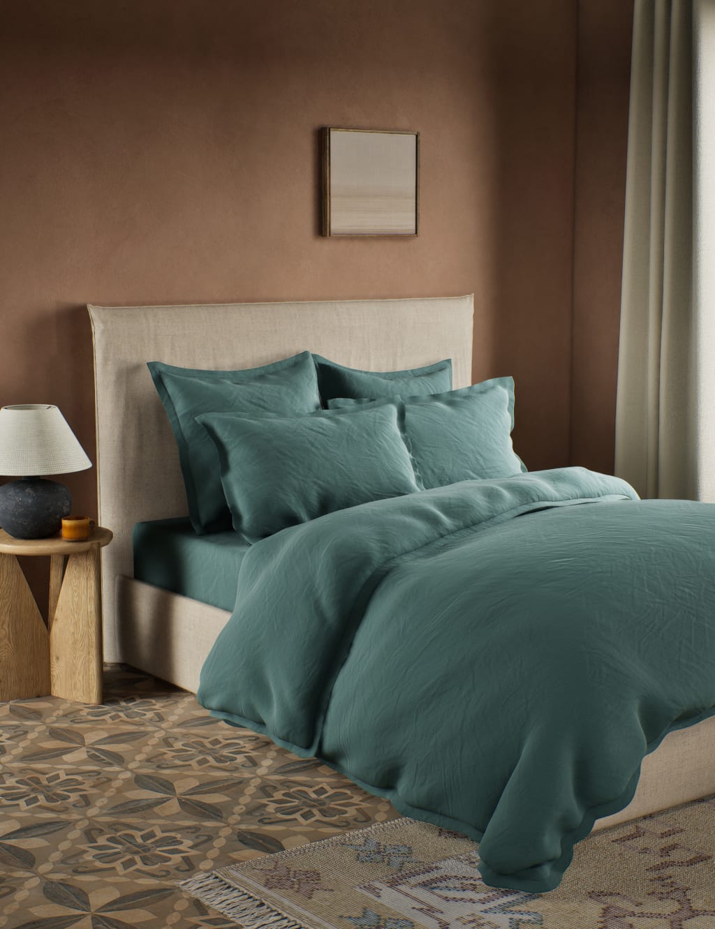 2pk Washed Cotton Oxford Pillowcases 3 of 4