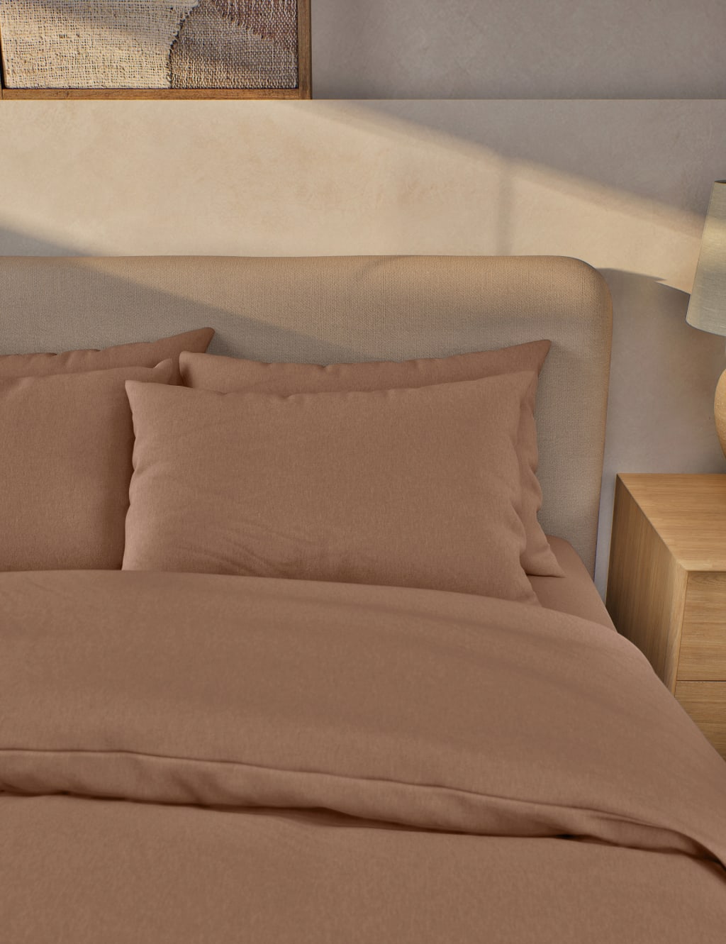 2pk Pure Brushed Cotton Pillowcases 3 of 3