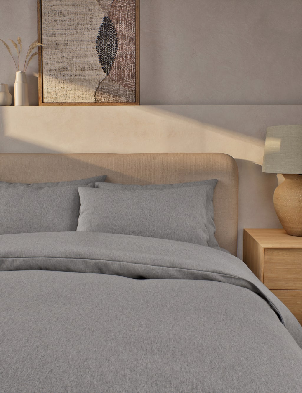 Pure Brushed Cotton Bedding Set 3 of 4