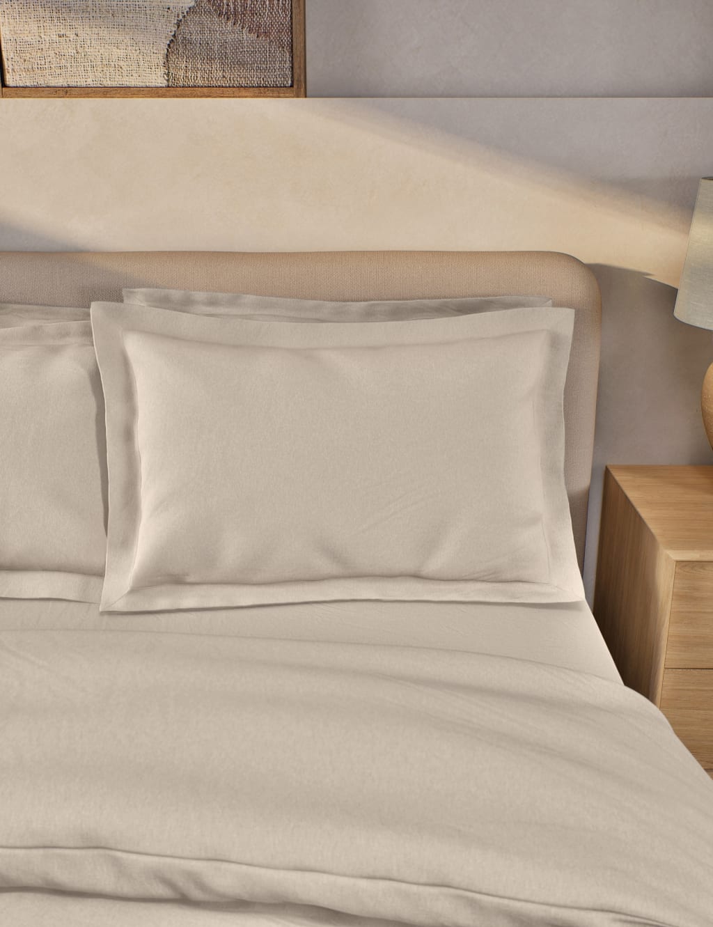 2pk Pure Brushed Cotton Oxford Pillowcases 3 of 3