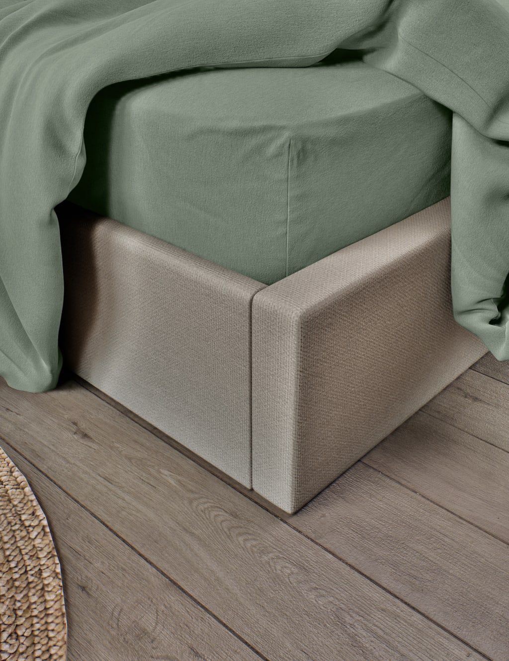 Pure Brushed Cotton Deep Fitted Sheet 3 of 4