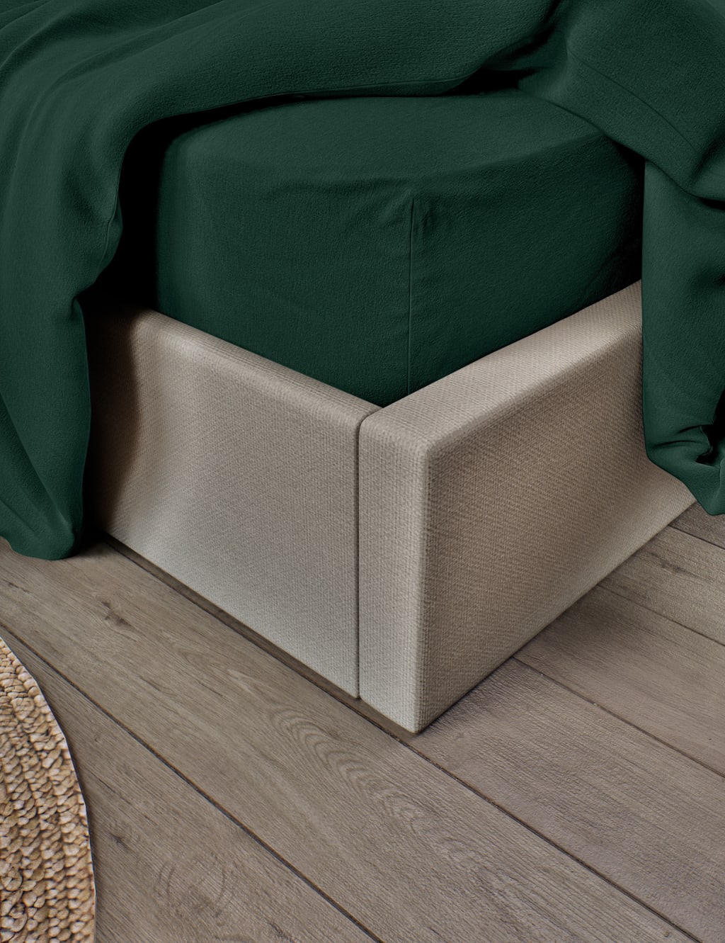 Pure Brushed Cotton Deep Fitted Sheet 3 of 3