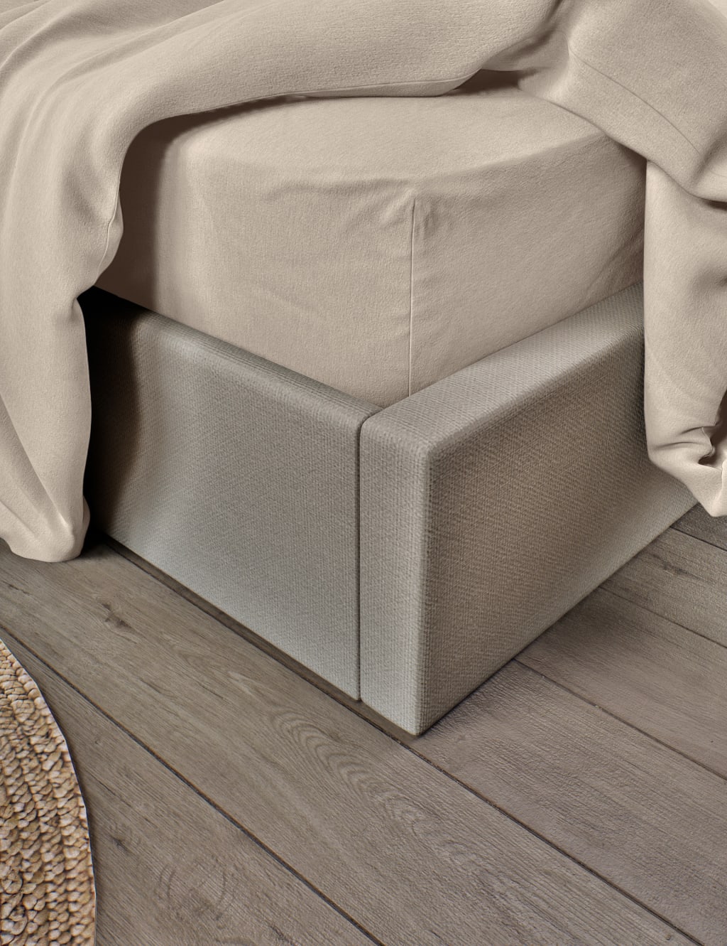 Pure Brushed Cotton Deep Fitted Sheet 3 of 4