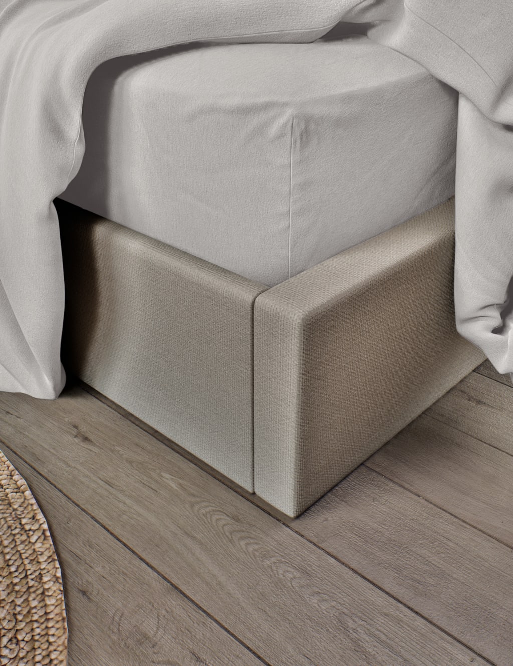 Pure Brushed Cotton Extra Deep Fitted Sheet 3 of 4