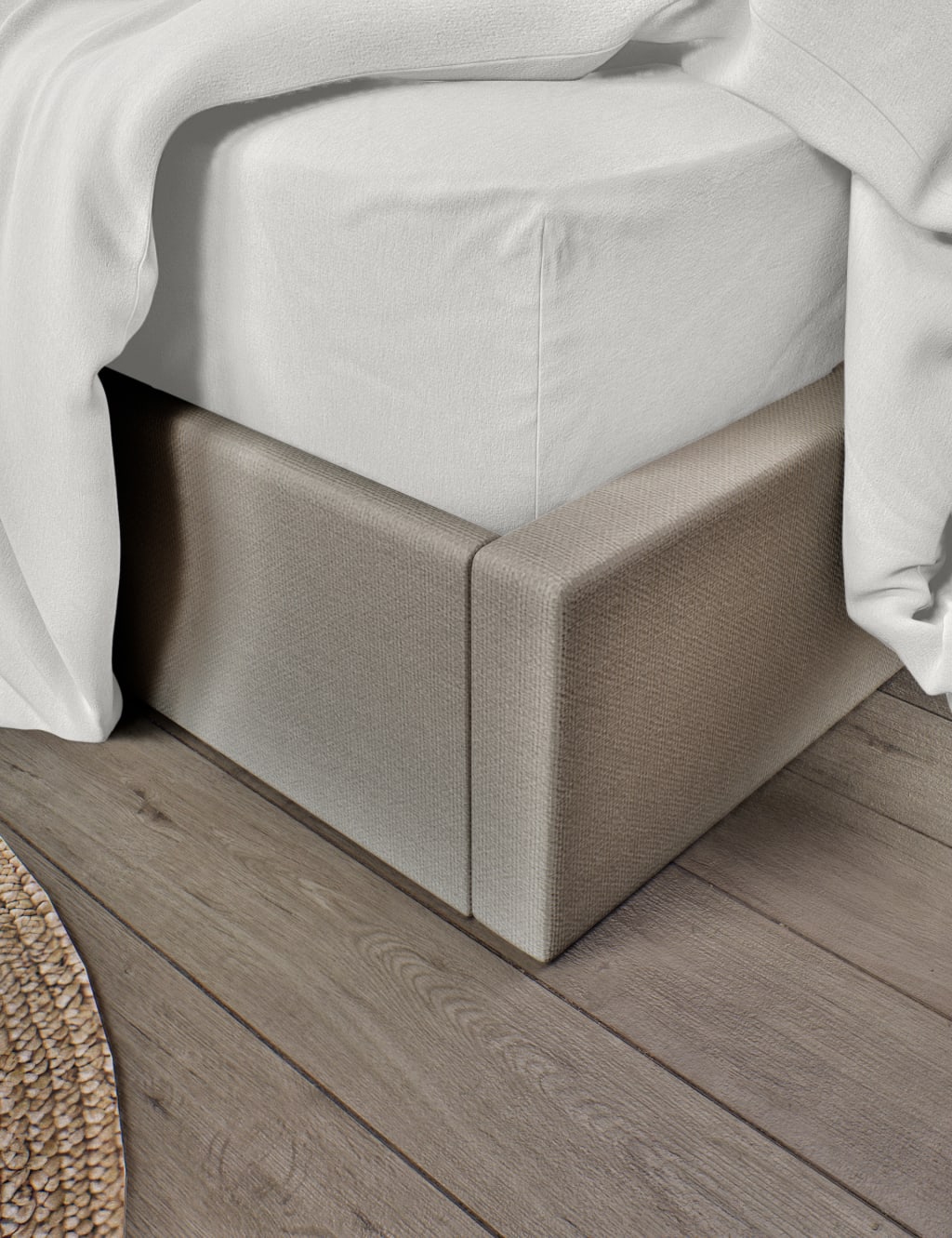 Pure Brushed Cotton Extra Deep Fitted Sheet 3 of 3