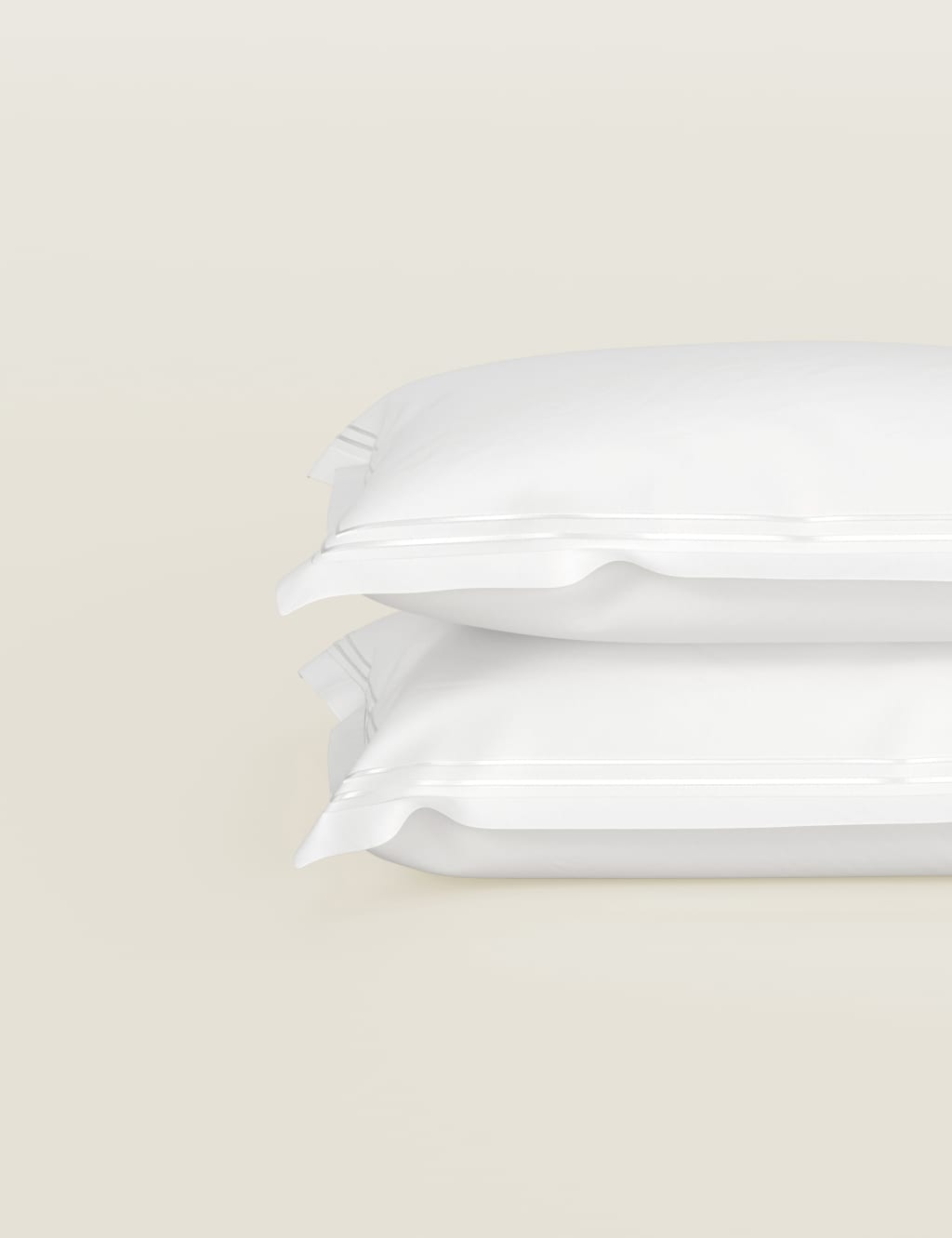 2pk 600 Thread Count Sateen Oxford Pillowcases M S Collection M S