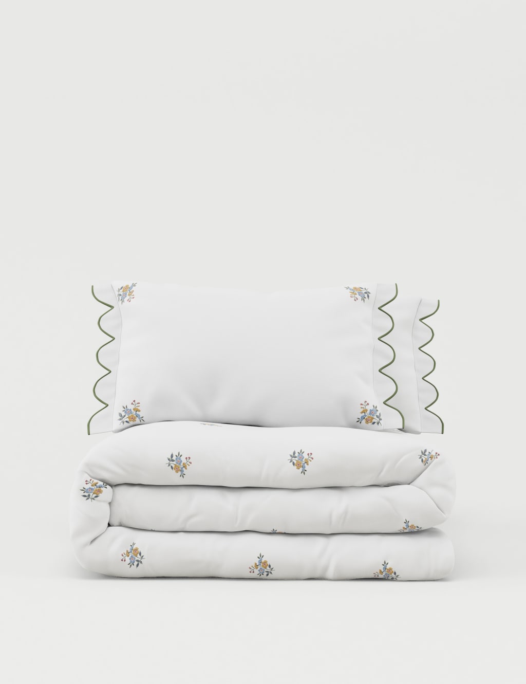 Pure Cotton Floral Embroidered Bedding Set 2 of 5
