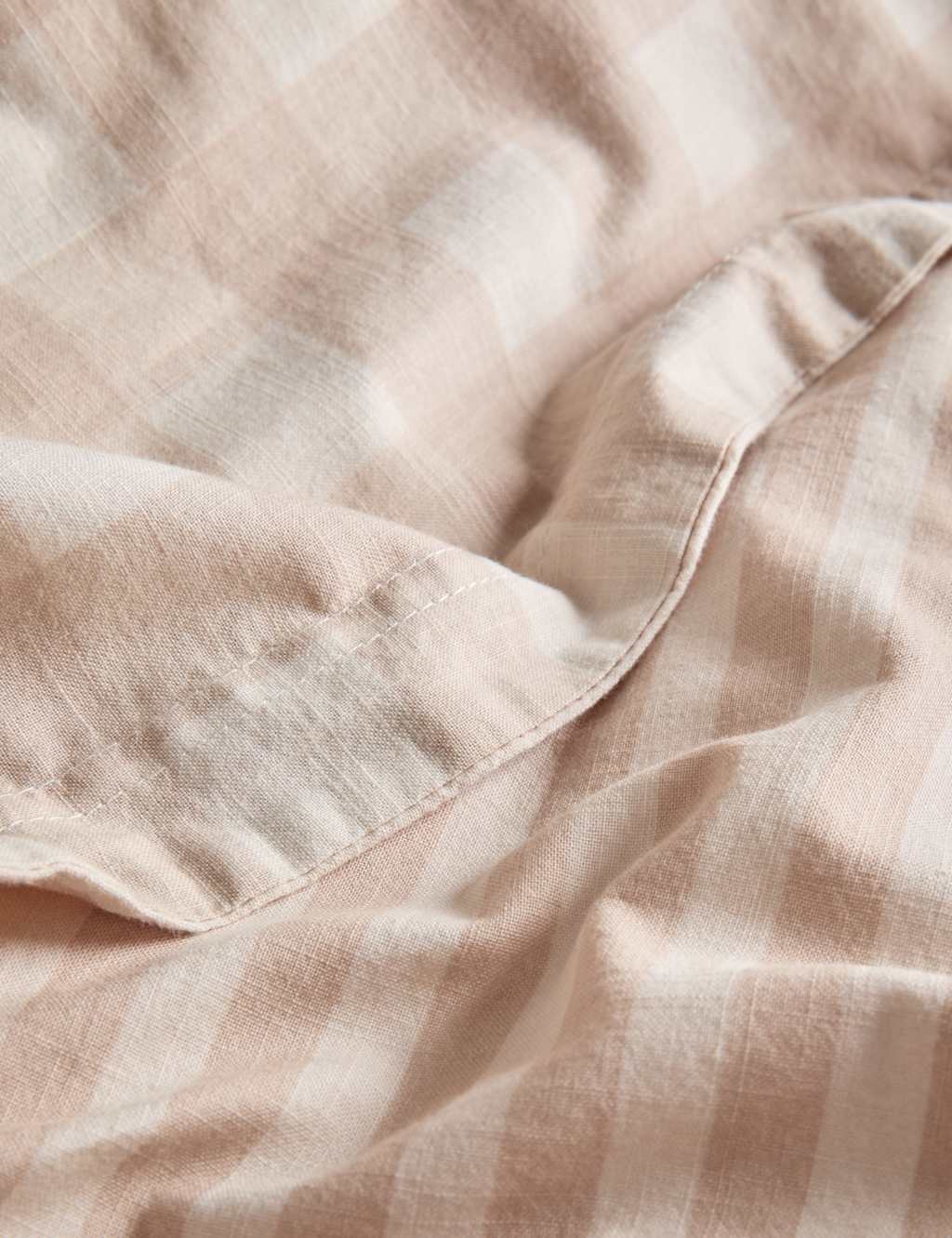Pure Cotton Gingham Bedding Set 5 of 6