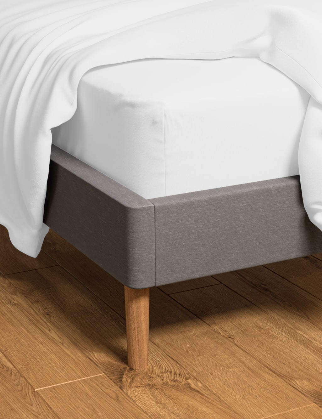 Pure Cotton 300 Thread Count Deep Fitted Sheet 4 of 4