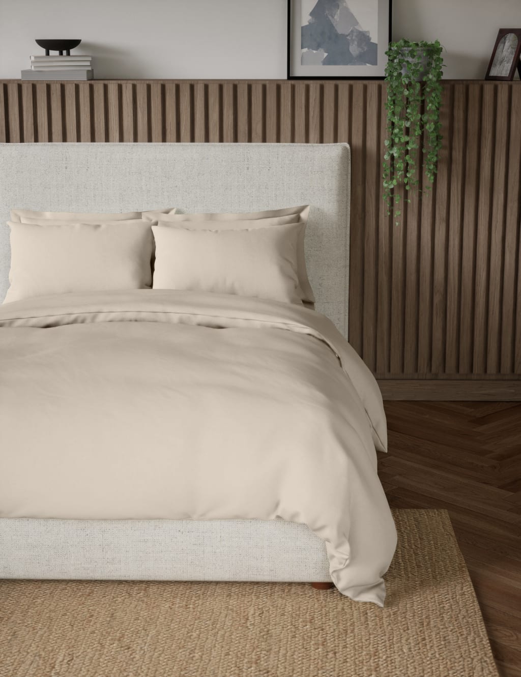 Pure Cotton 300 Thread Count Bedding Set 2 of 3