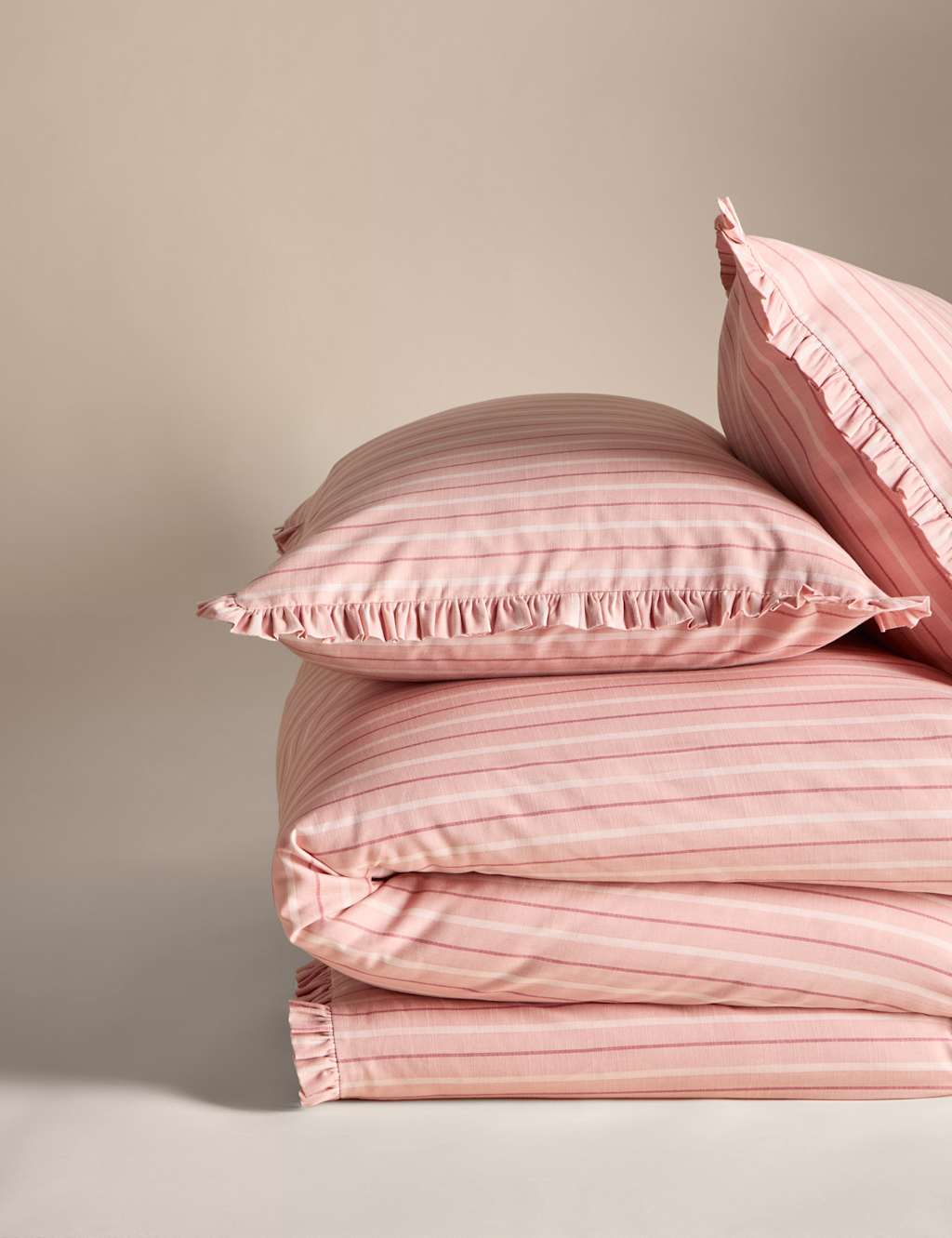 Pure Cotton Striped Bedding Set 2 of 7