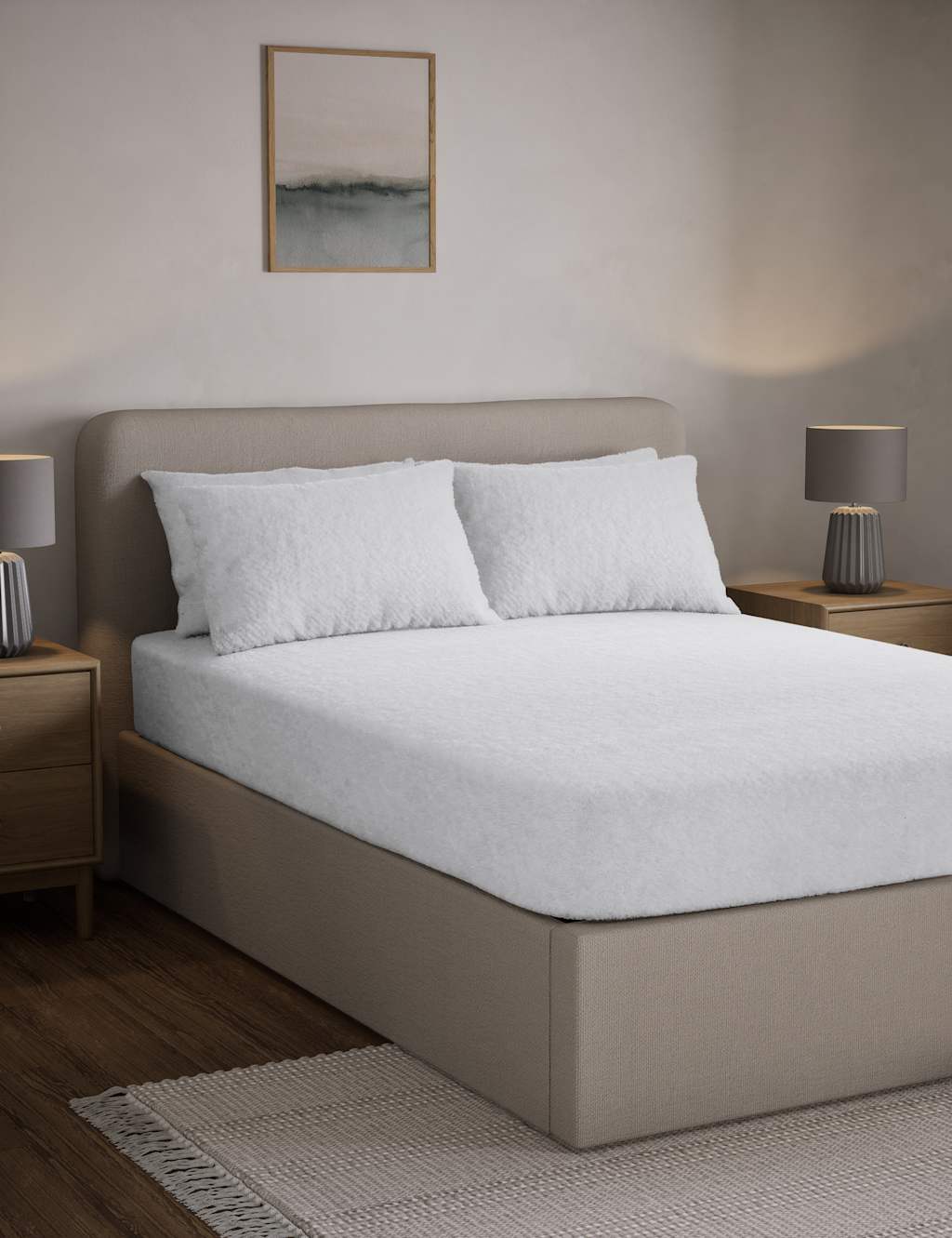 Teddy Fleece Deep Fitted Sheet 1 of 3