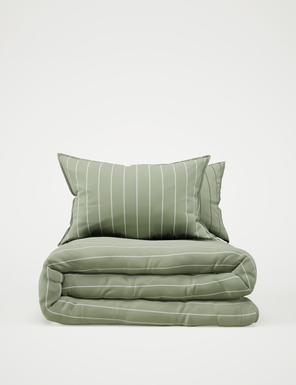 Cotton Rich Narrow Striped Bedding Set 2 of 6