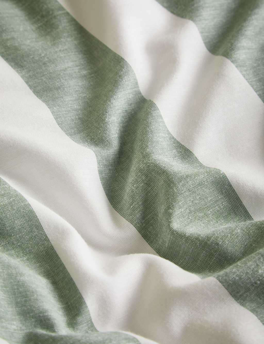 Linen Blend Striped Bedding Set 6 of 7