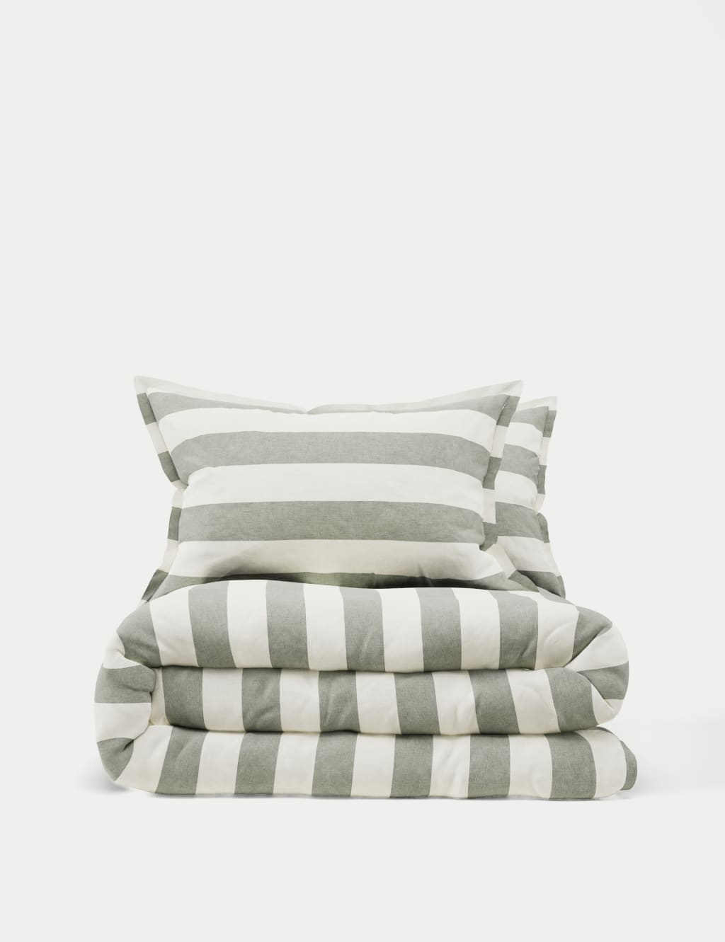 Linen Blend Striped Bedding Set 2 of 5