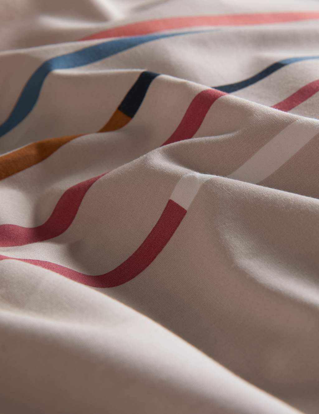 Cotton Rich Striped Bedding Set 5 of 5