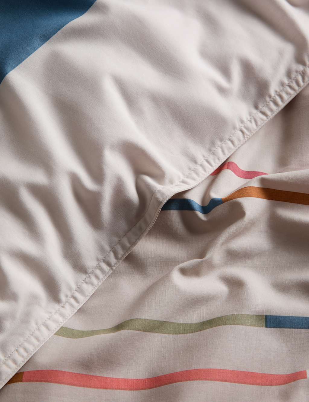 Cotton Rich Striped Bedding Set 5 of 6