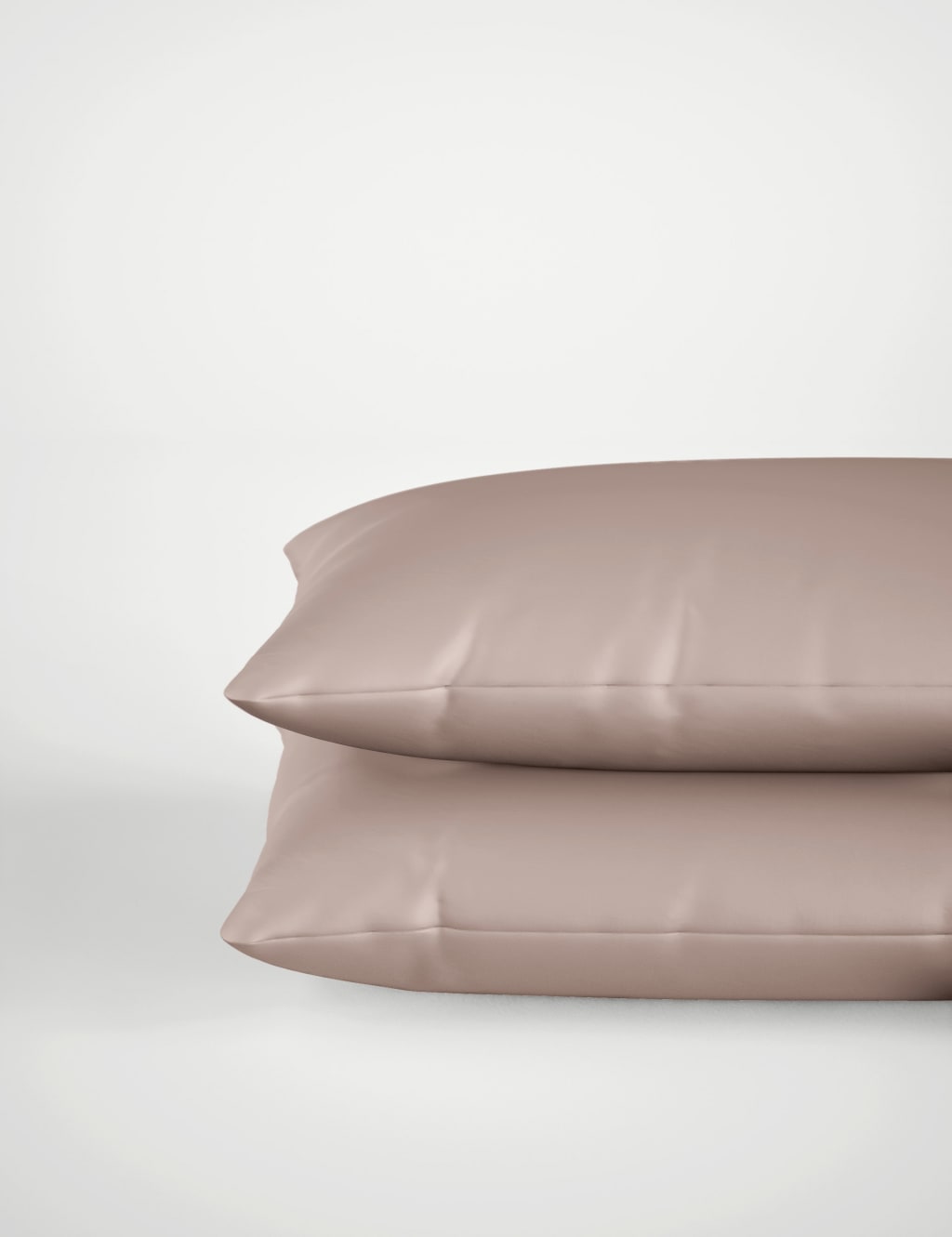 2pk Egyptian Cotton Sateen 400 Thread Count Pillowcases 2 of 4