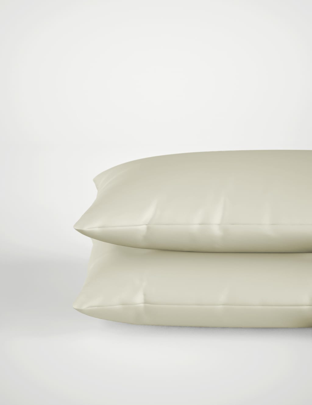 2pk Egyptian Cotton Sateen 400 Thread Count Pillowcases 2 of 4