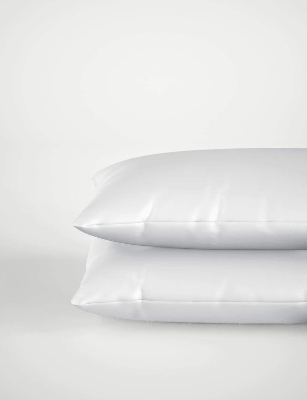 2pk Egyptian Cotton Sateen 400 Thread Count Pillowcases 2 of 4