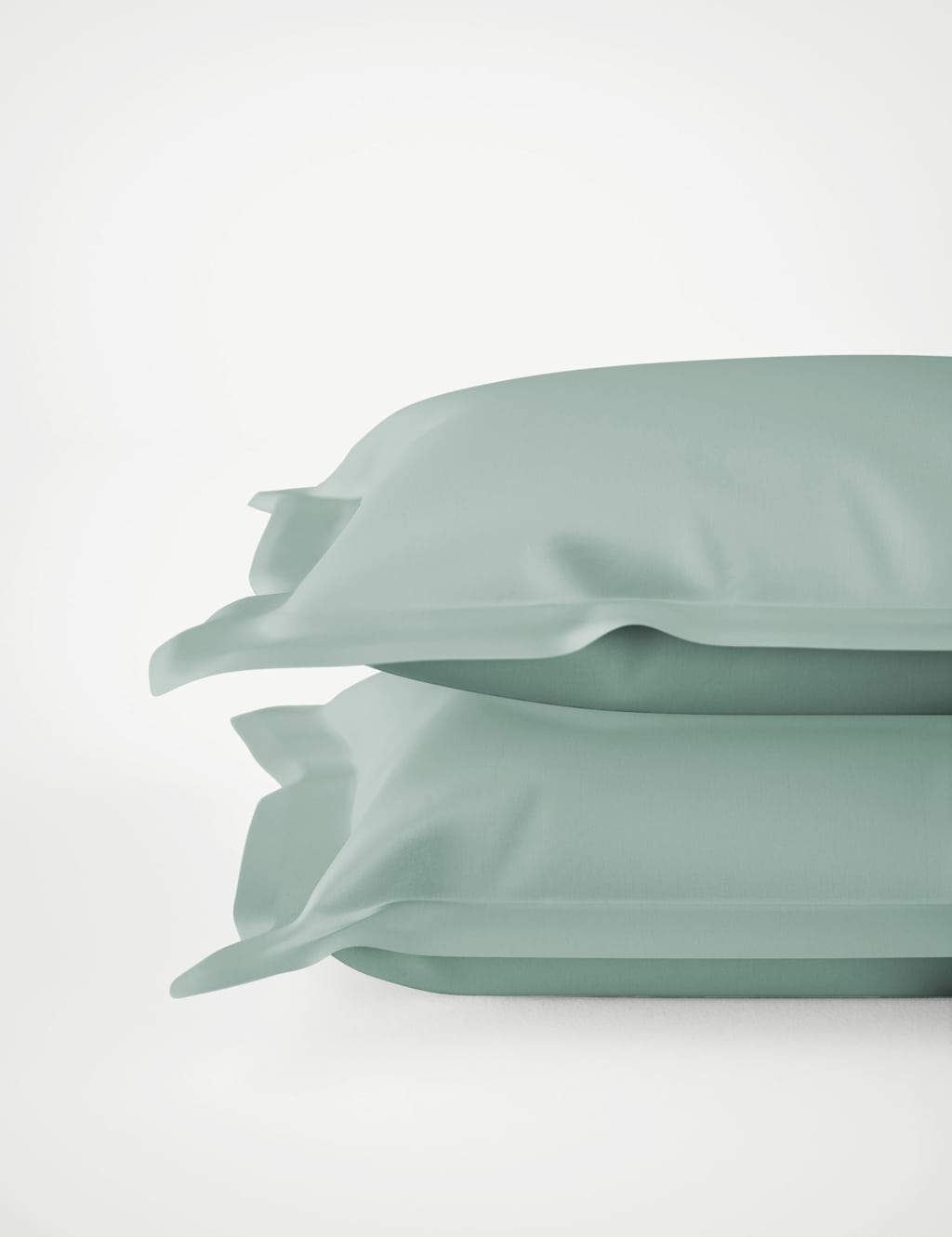 2pk Egyptian Cotton Sateen 400 Thread Count Oxford Pillowcases 2 of 4