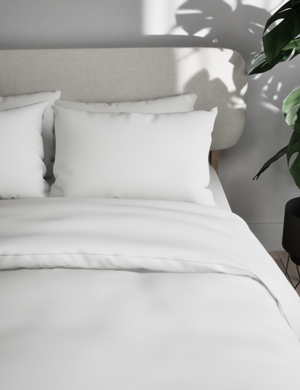 Cotton Blend Non Iron Bedding Set 3 of 4
