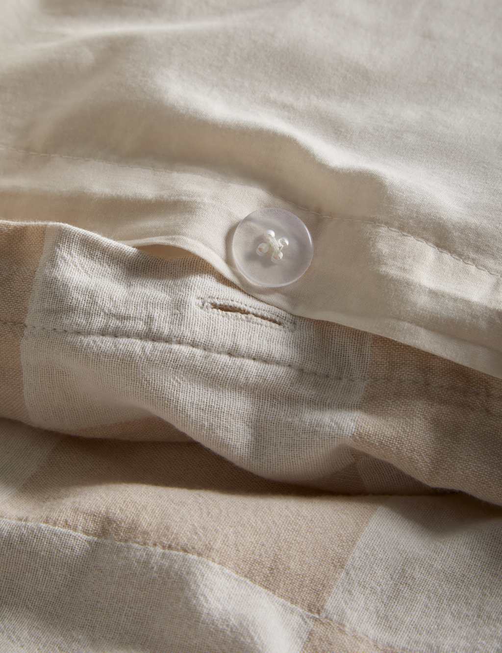 Pure Cotton Checked Bedding Set 5 of 8