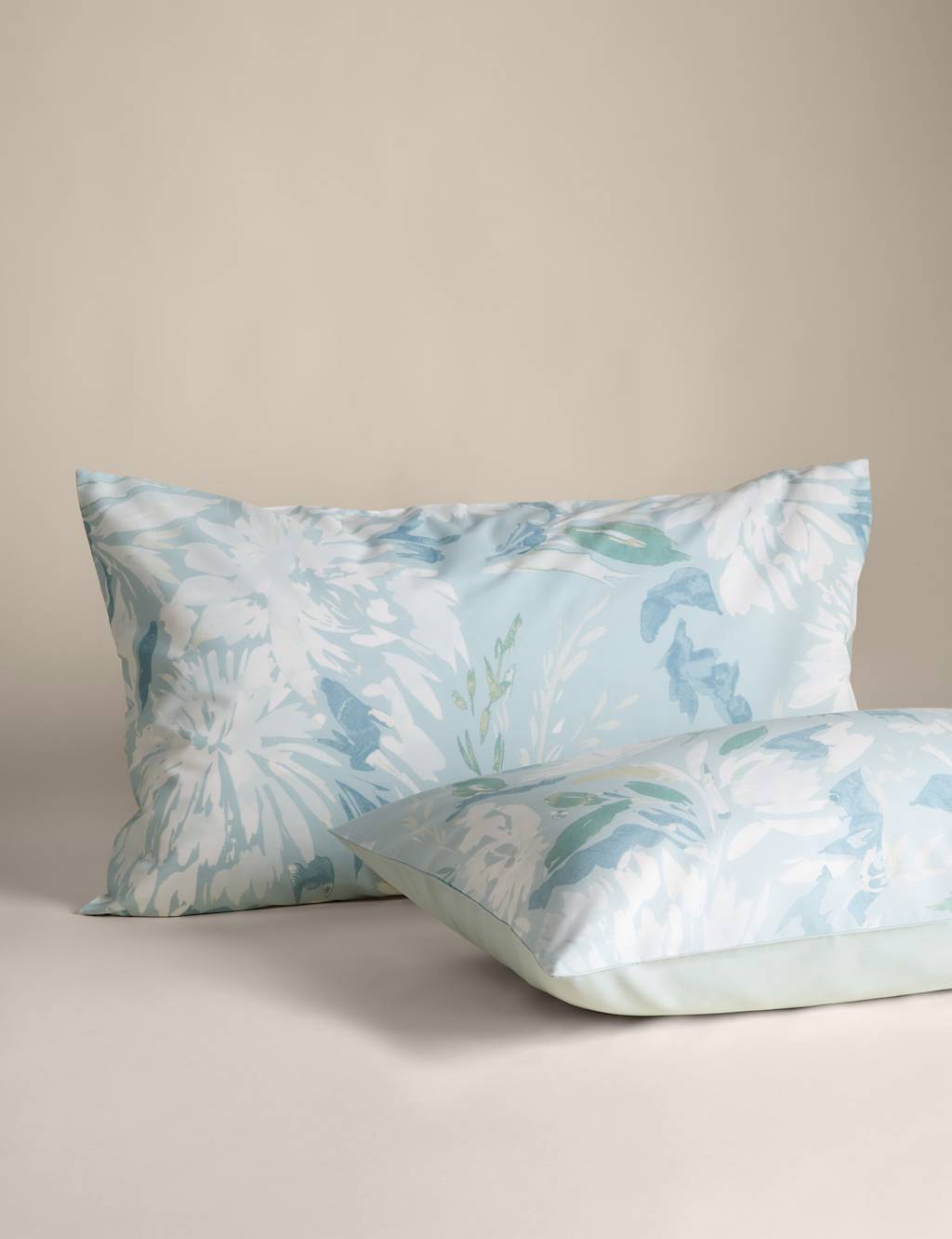 Pure Cotton Watercolour Floral Bedding Set 3 of 4