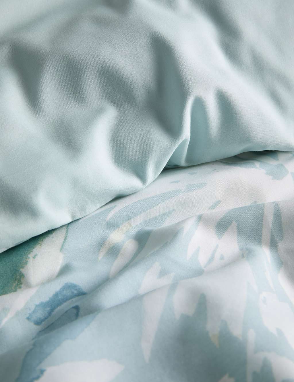 Pure Cotton Watercolour Floral Bedding Set 5 of 6