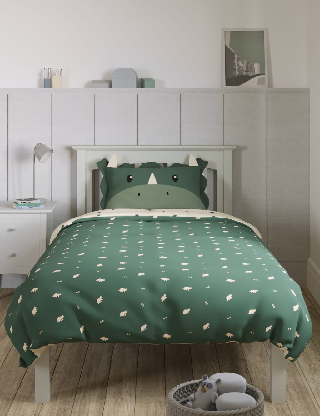 Dinosaur 3D Cotton Blend Bedding Set