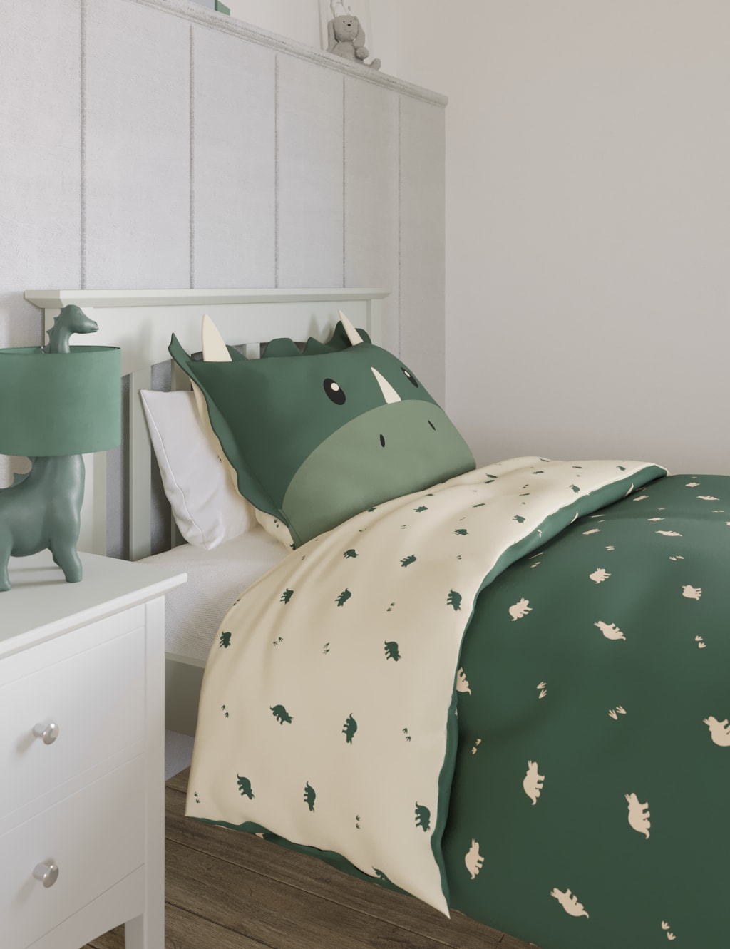 Dinosaur 3D Cotton Blend Bedding Set