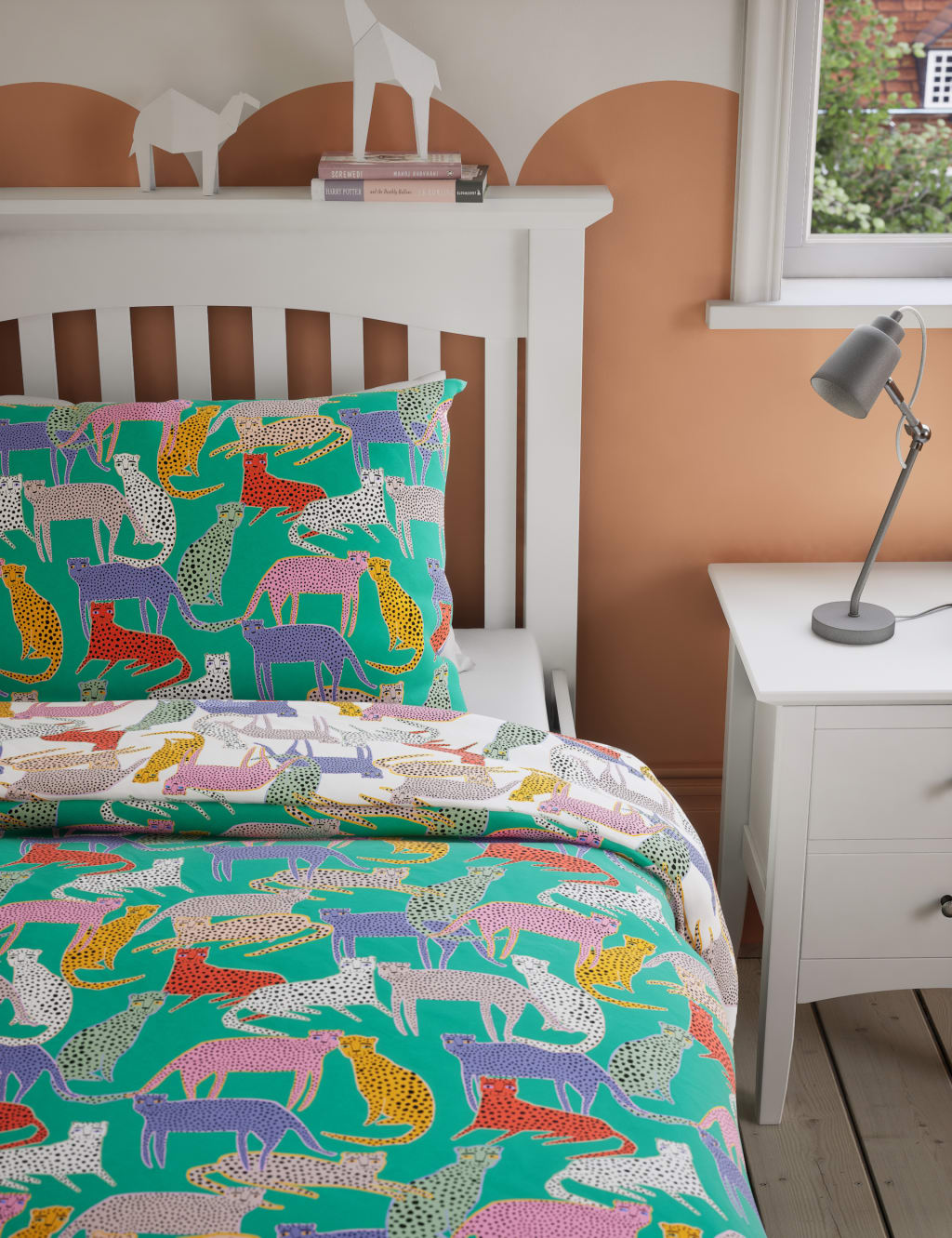 Cheetah Lyocell Rich Bedding Set 4 of 5