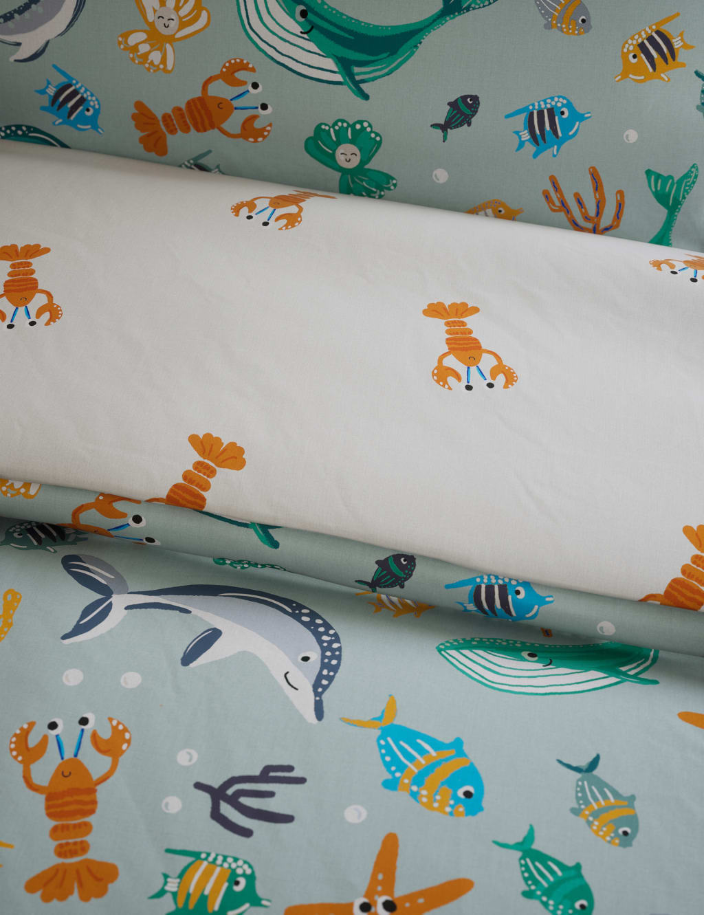 Sea Life Pure Cotton Bedding Set 4 of 4