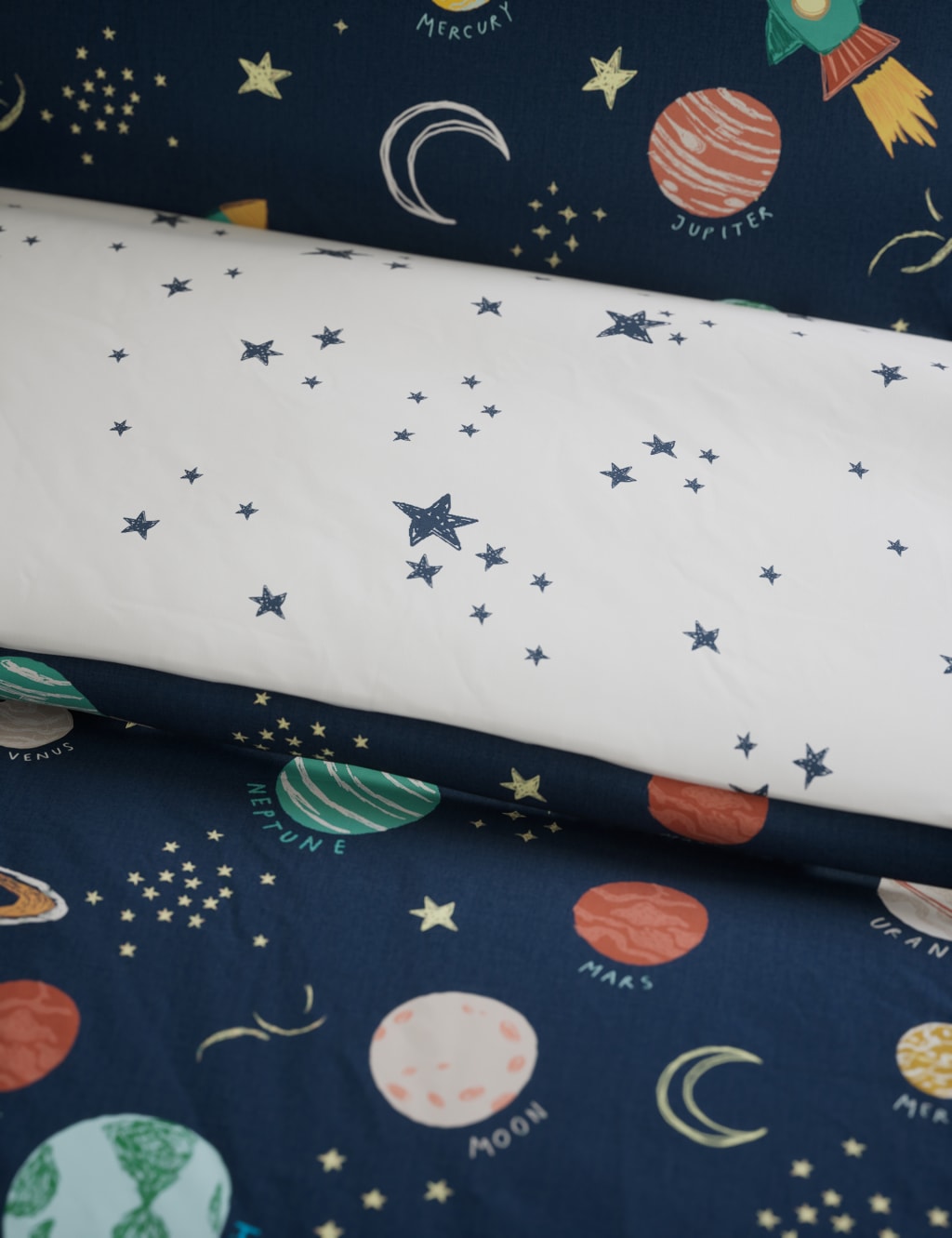Planets Pure Cotton Bedding Set 4 of 4