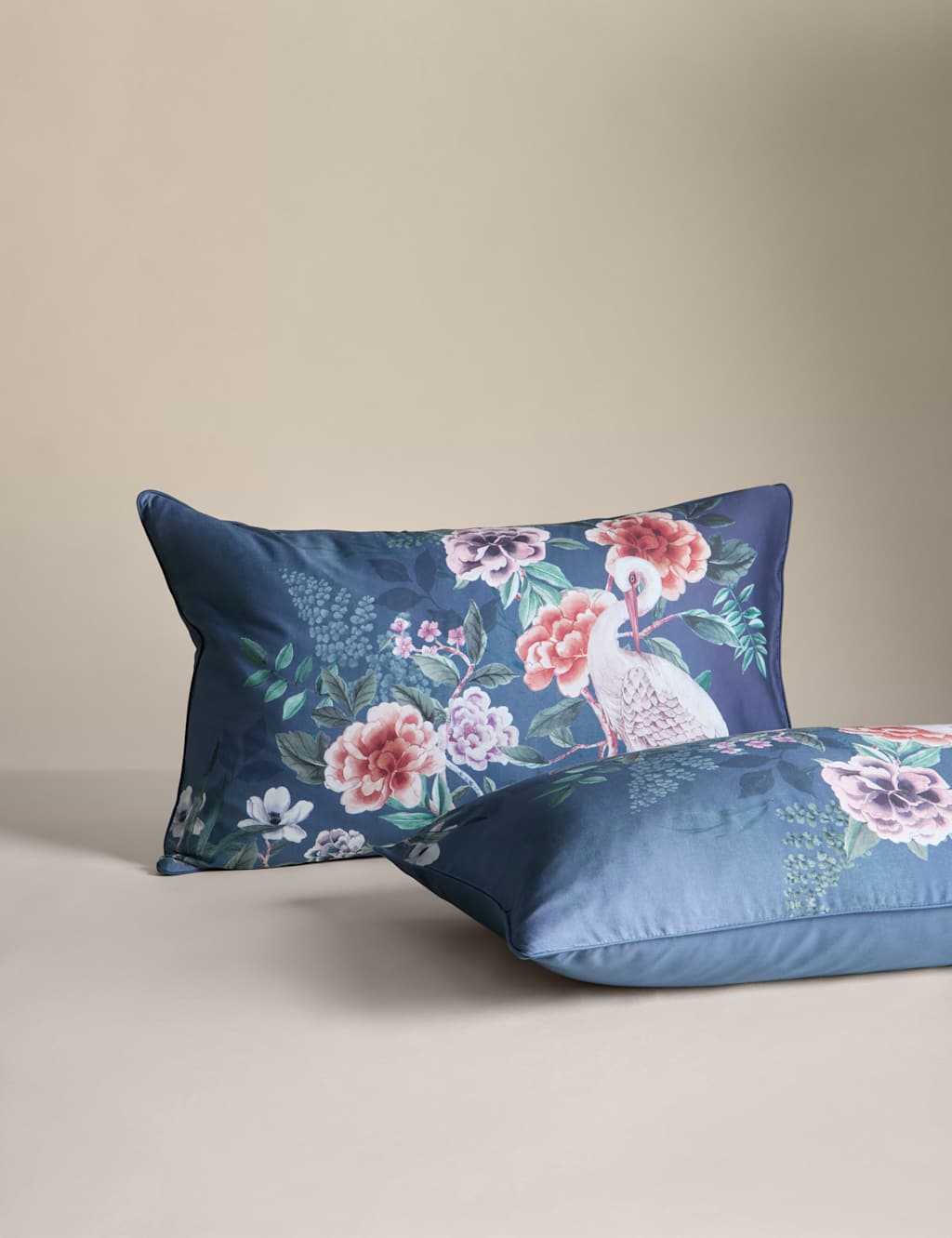 Flora Chinoiserie Sateen Bedding Set 3 of 4